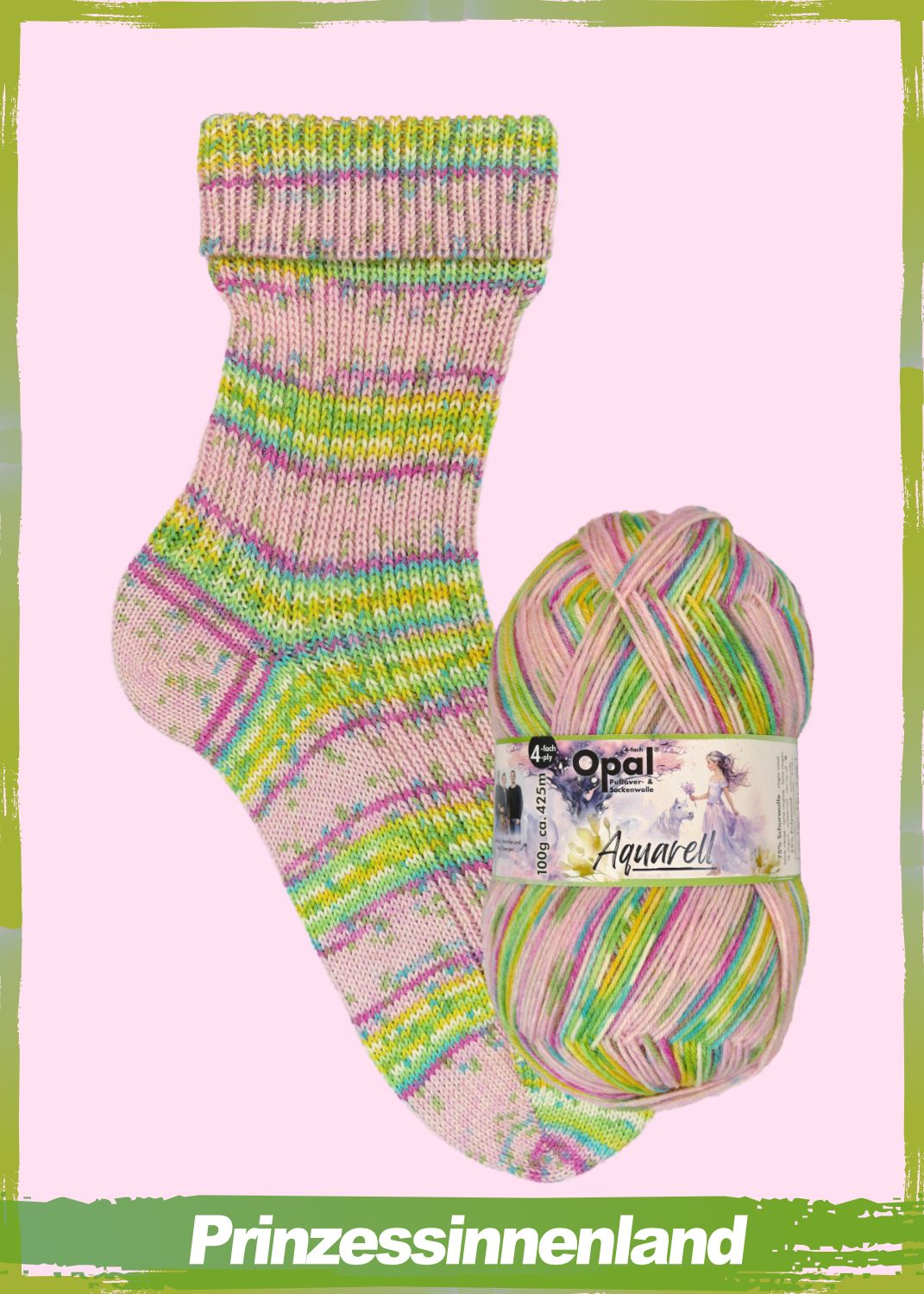 Opal Aquarell 4ply