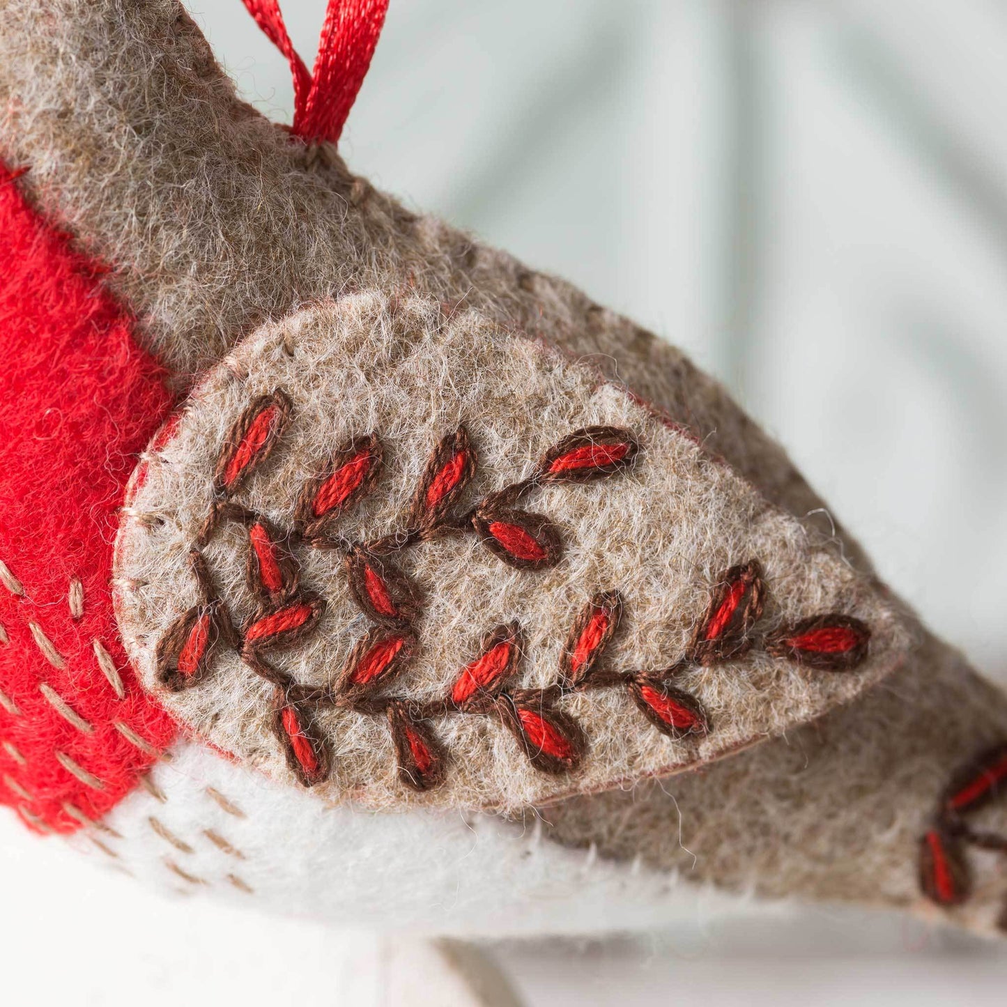 NEW! Embroider a Corinne Lapierre Robin ornament