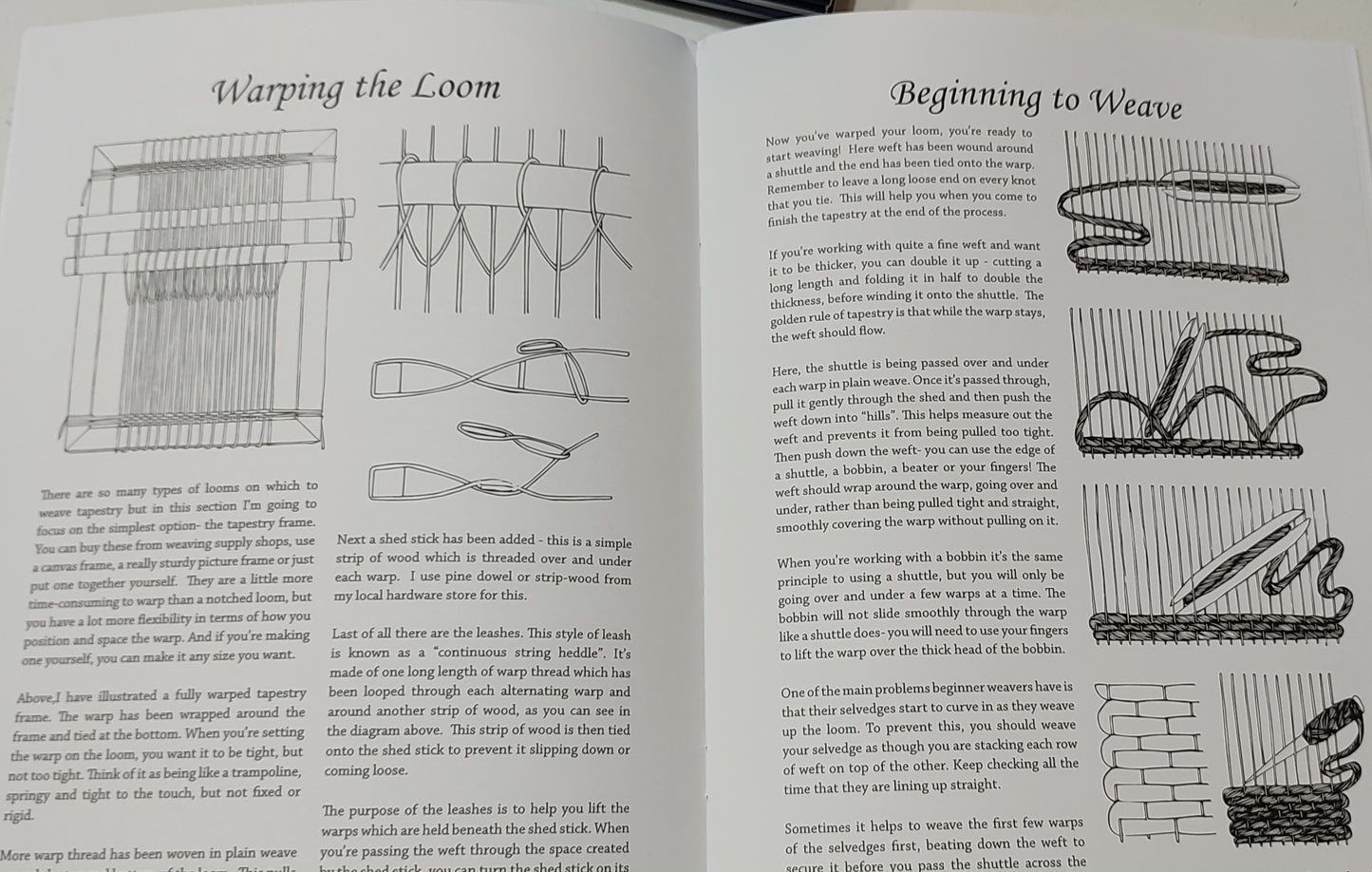 Tapestry Weaving- an illustrated guide