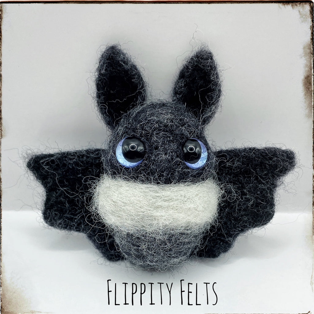 Needle felt Batthew the Bat