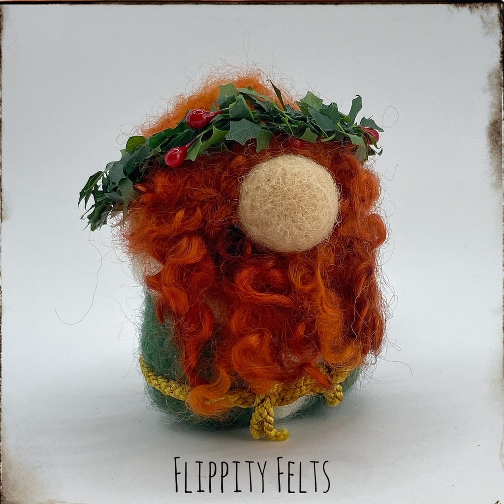Needle felt the Ghost of Christmas Present