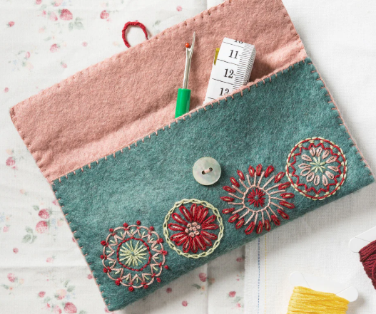 Embroider a Corinne Lapierre Sewing Pouch