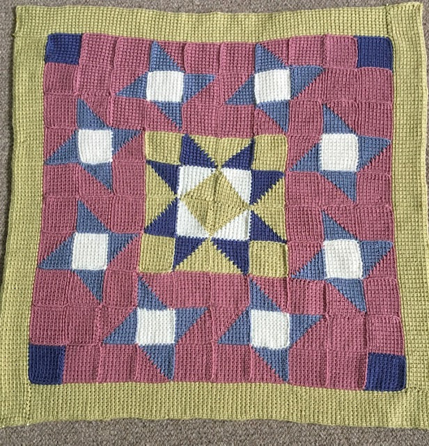 Friendship Star Patchwork Blanket CAL pattern