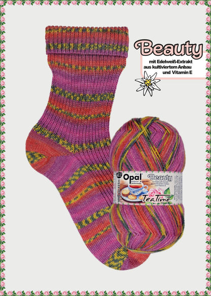 Opal Beauty Tea Time 4ply