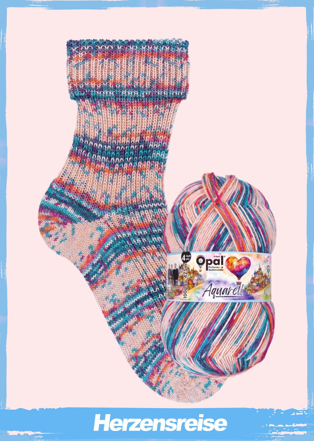 Opal Aquarell 4ply