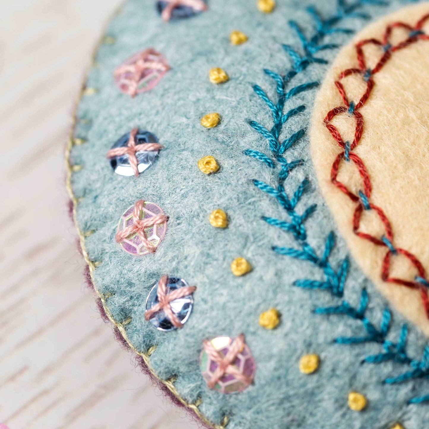 NEW! Embroider a Corrine Lapeirre Heart ornament