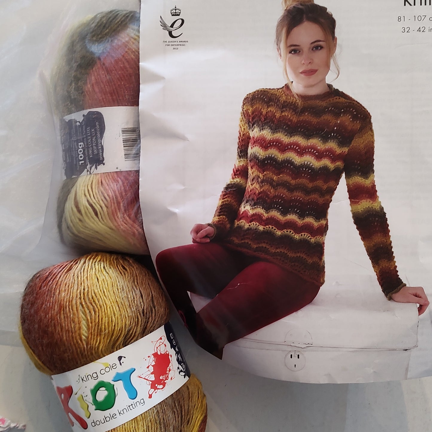 Yarn - Kit for knitted women’s sweater