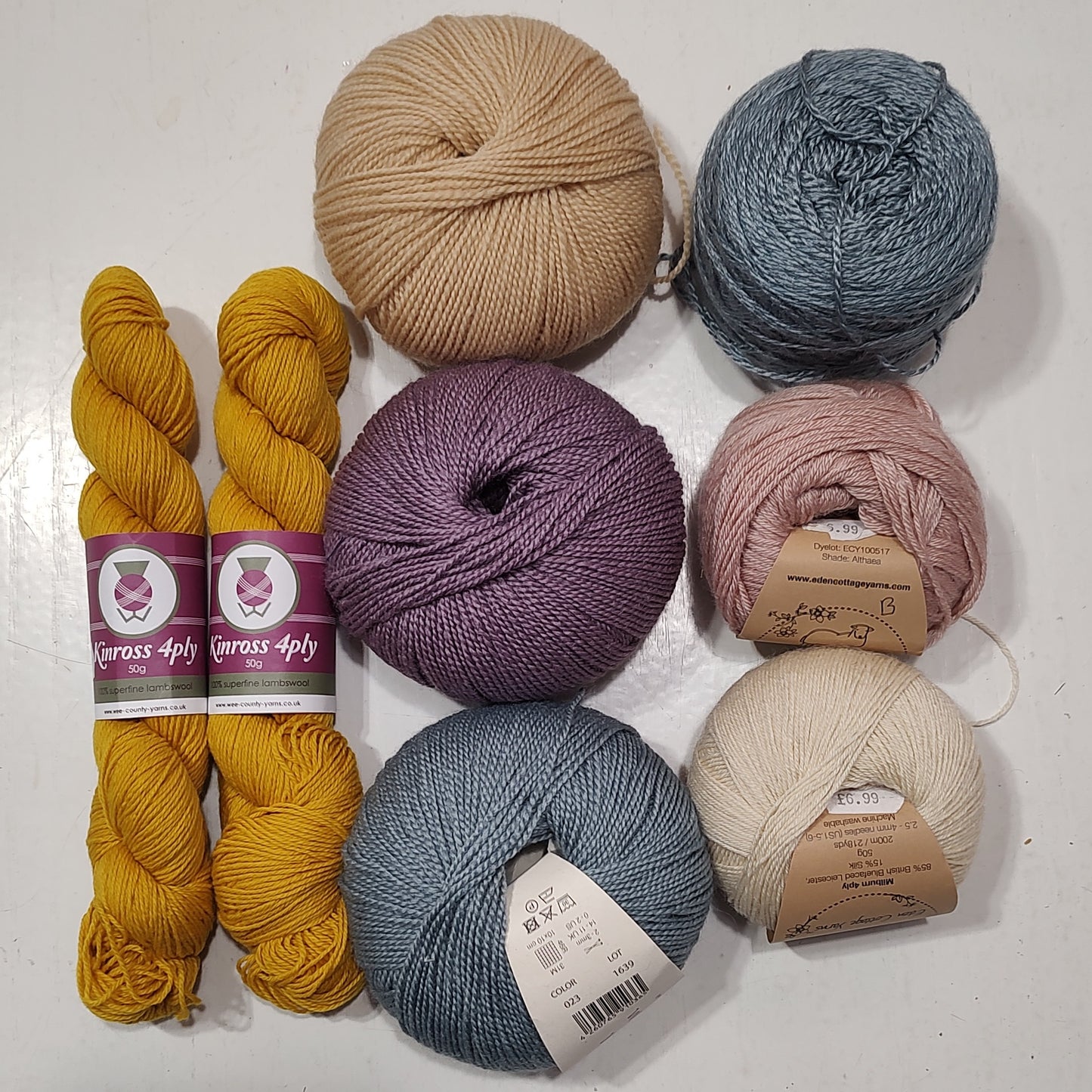 Yarn - Mixed 4ply bundle