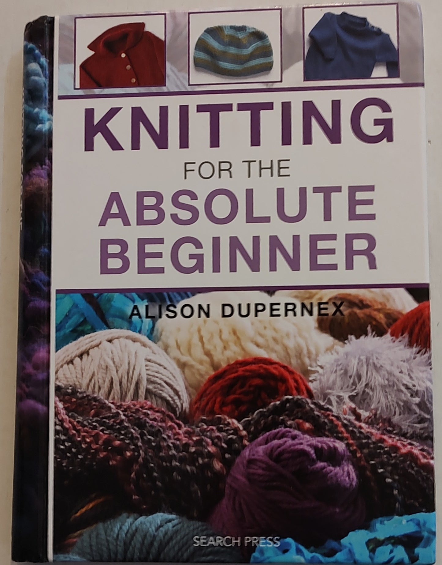 Book - Knitting for the absolute beginner