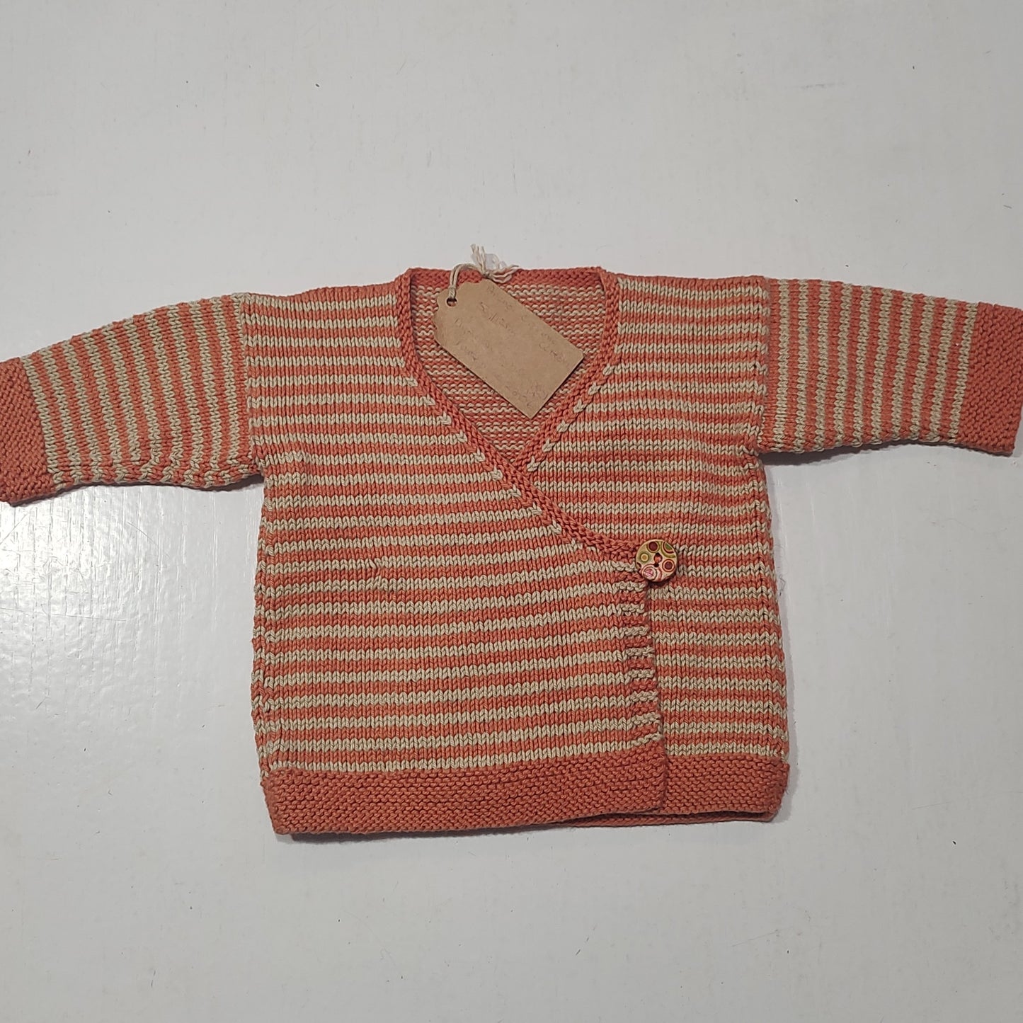 Knitted baby cardigan
