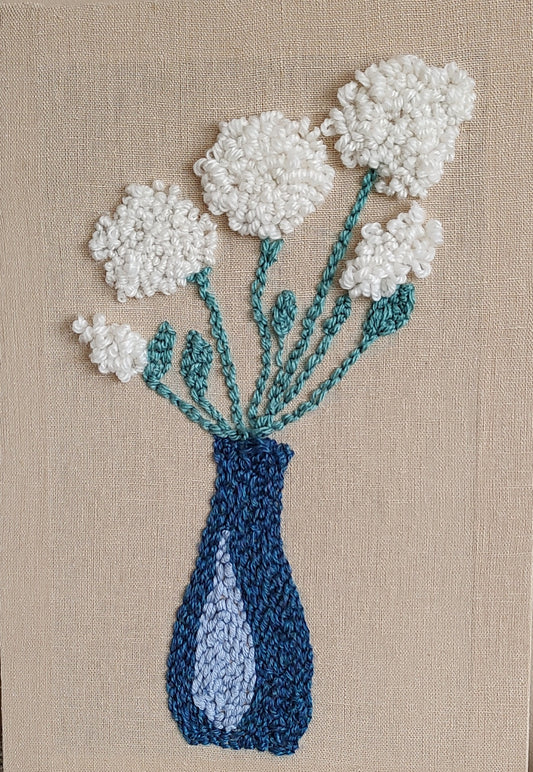 Punch needle art - Floral Bouquet