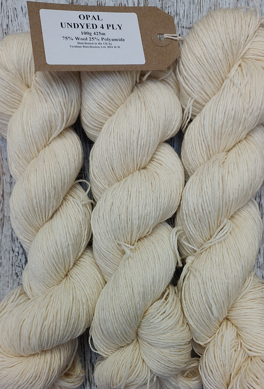 Opal Undyed Sock Yarn