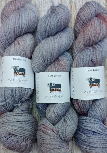 Hand dyed baby alpaca & silk DK