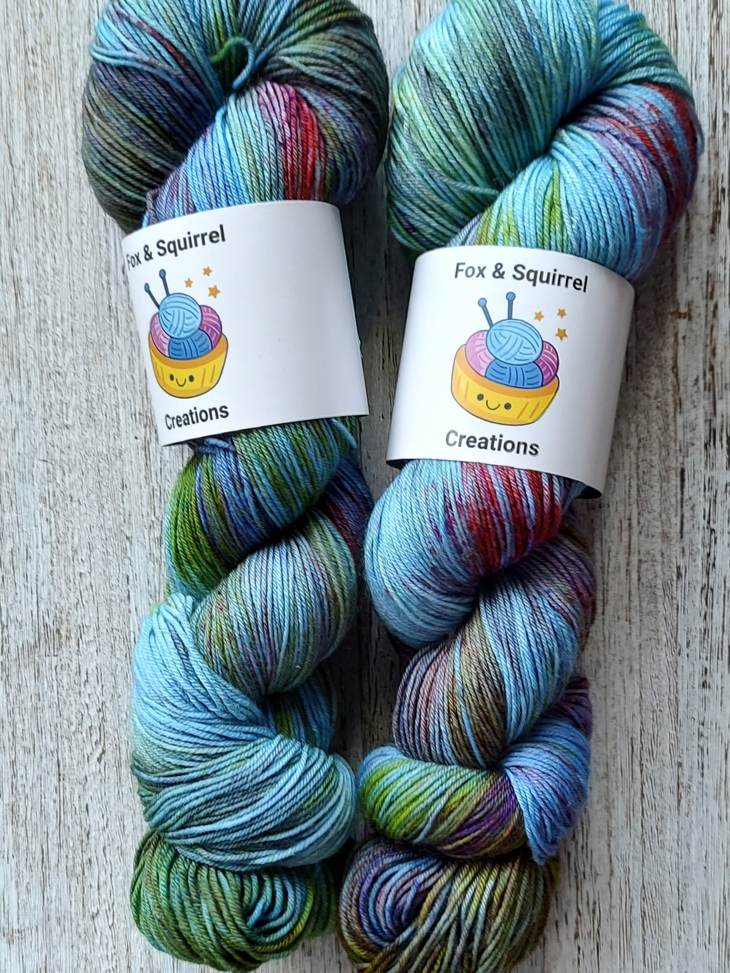 Fox & Squirrel yarn collection