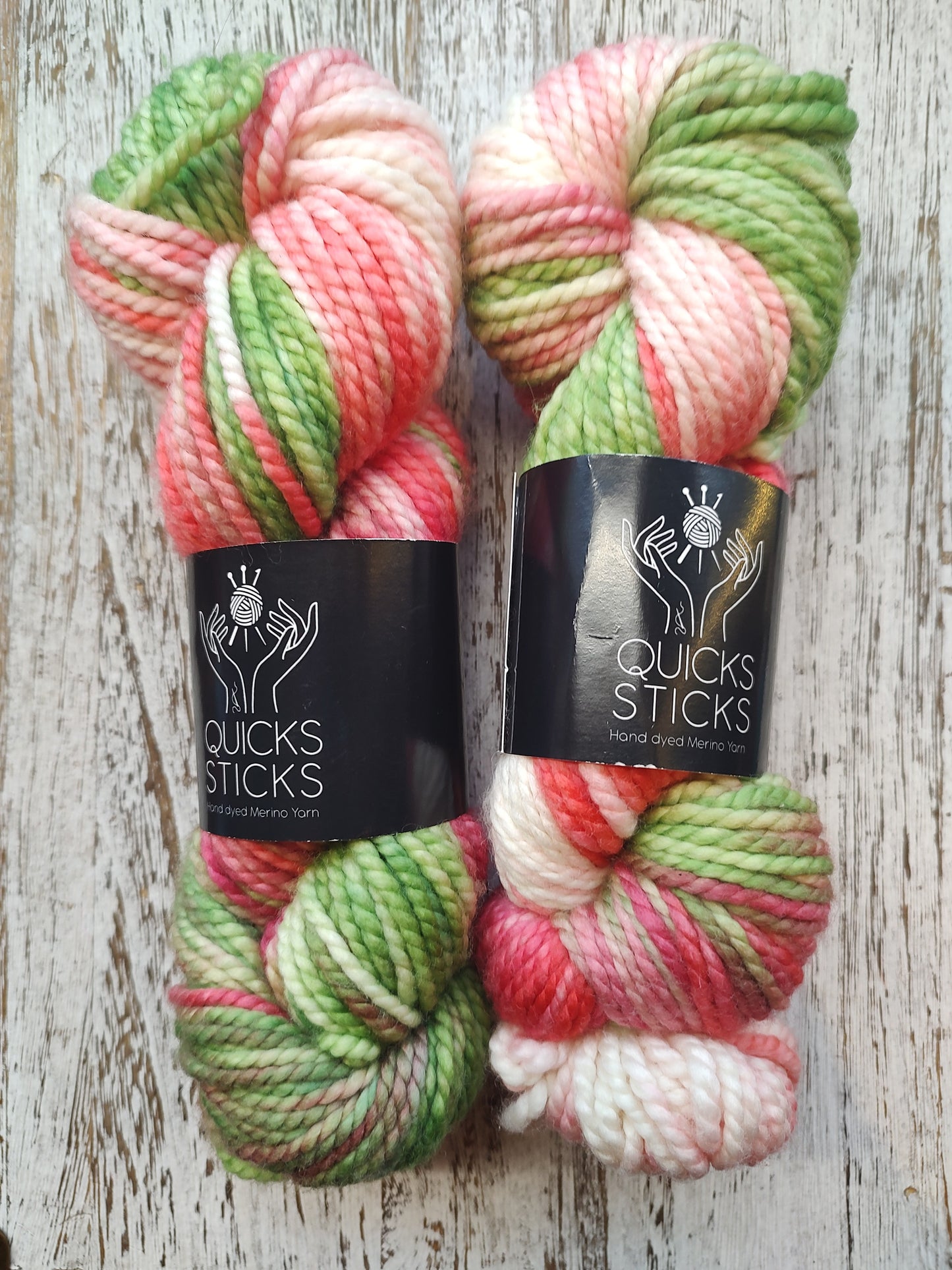 Quick Sticks Hand-dyed Merino Chunky