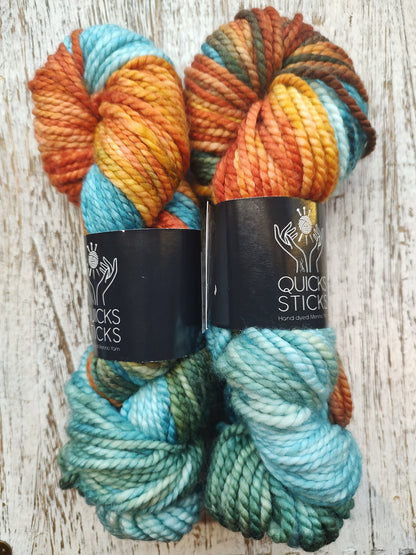 Quick Sticks Hand-dyed Merino Chunky