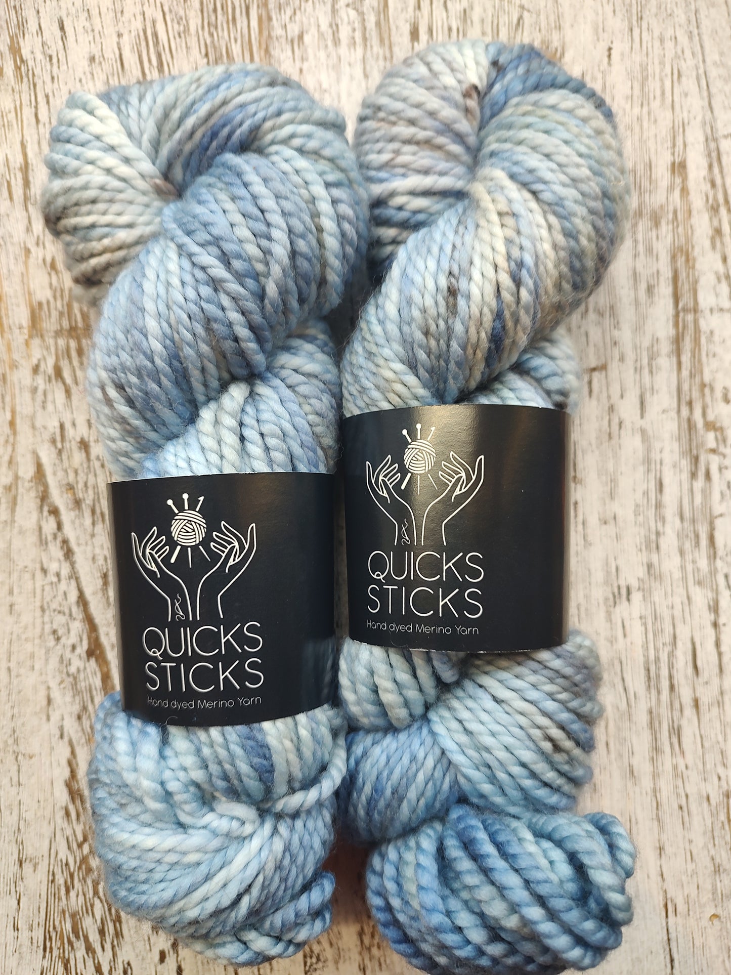 Quick Sticks Hand-dyed Merino Chunky