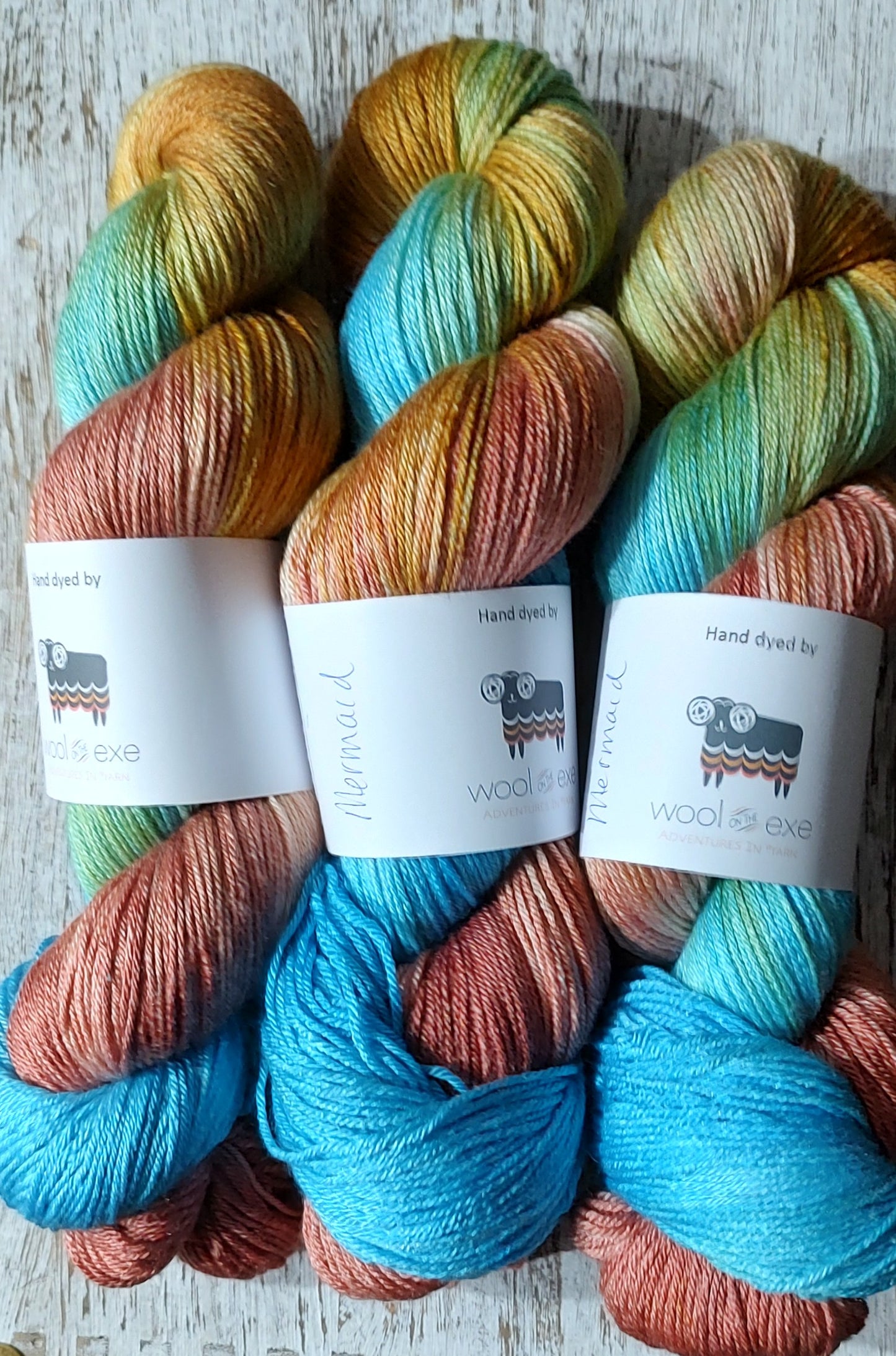 Merino & Silk 4 ply - hand-dyed