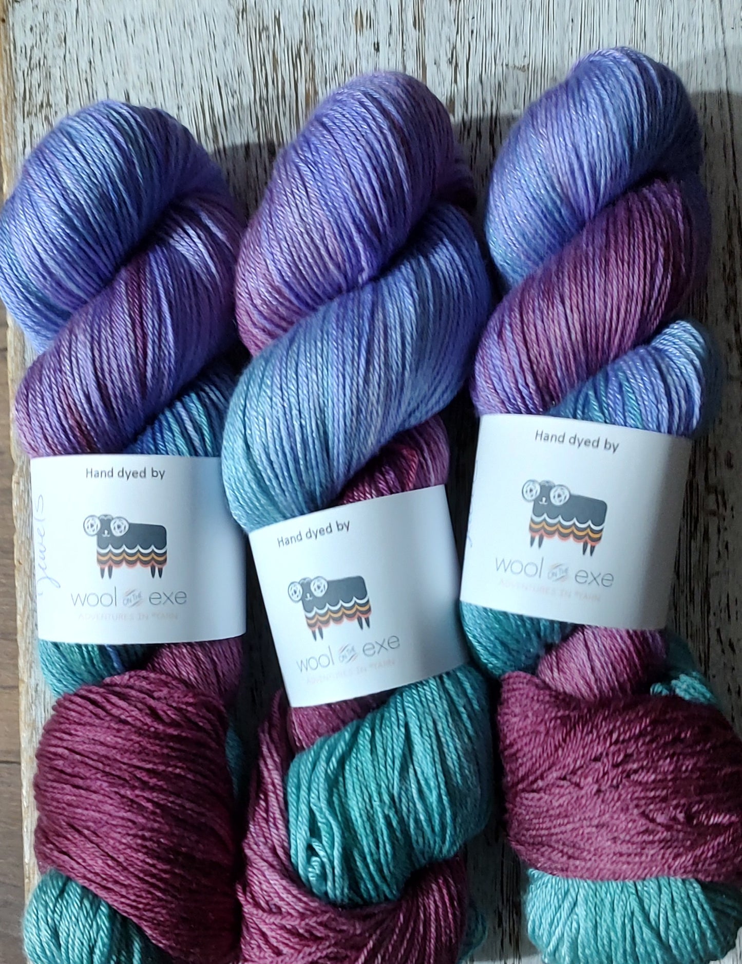Merino & Silk 4 ply - hand-dyed