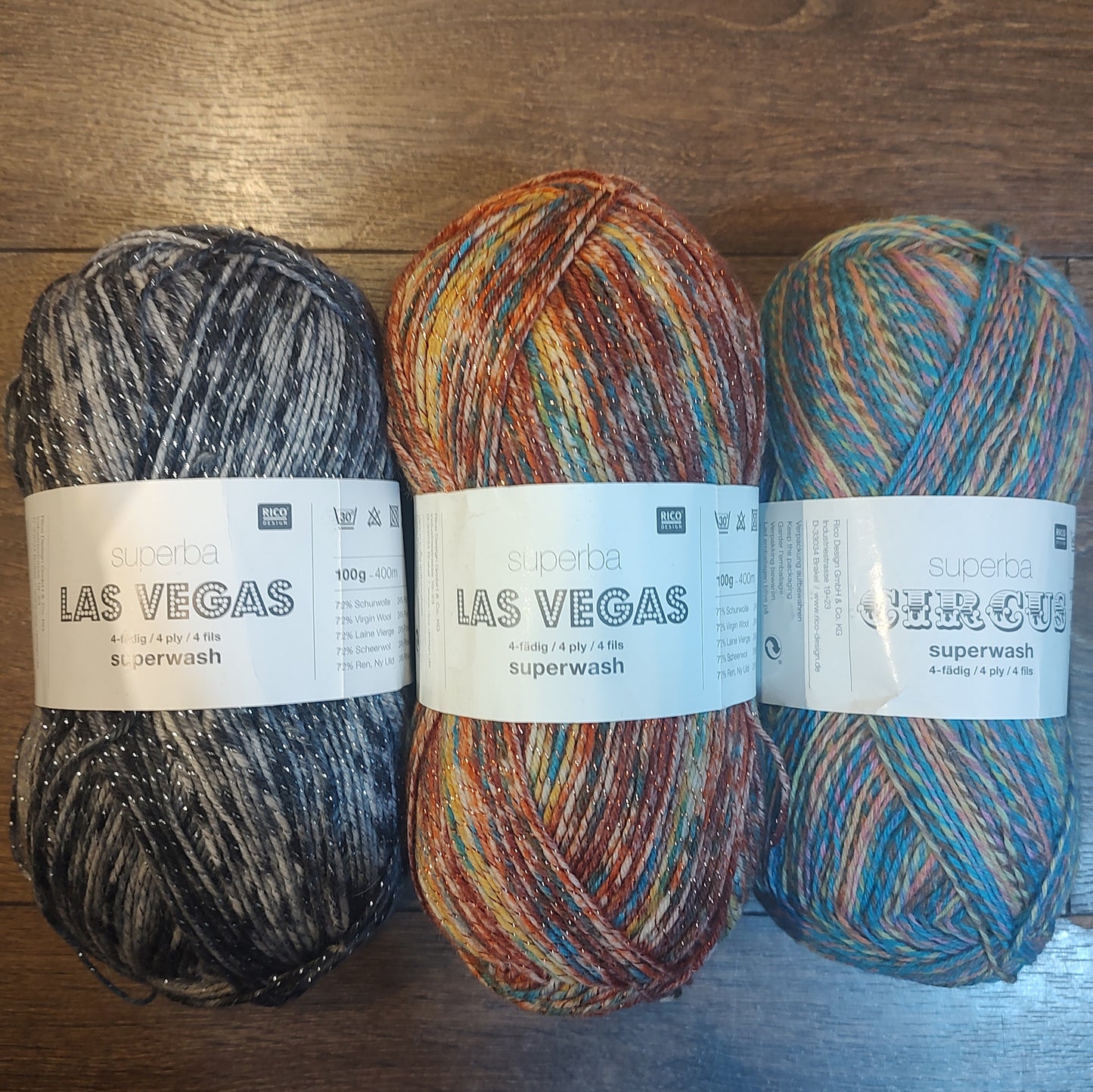 Yarn - Sock Yarn Rico Superba Las Vegas - 14