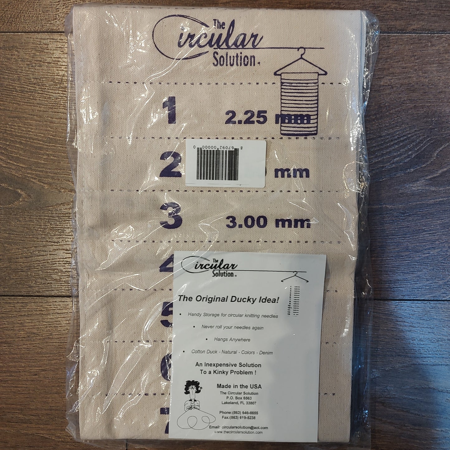 Bag - Circular needle hanger