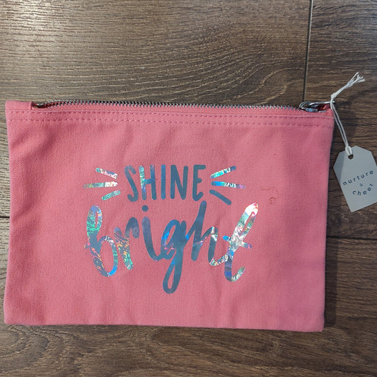 Bag - Small zipped bag - Pink Shine Bright