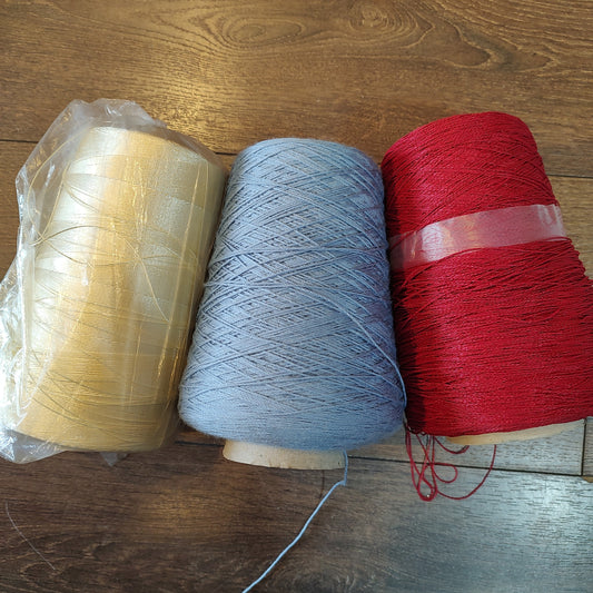 Yarn - Cones x3 Acrylic 4ply and Lace