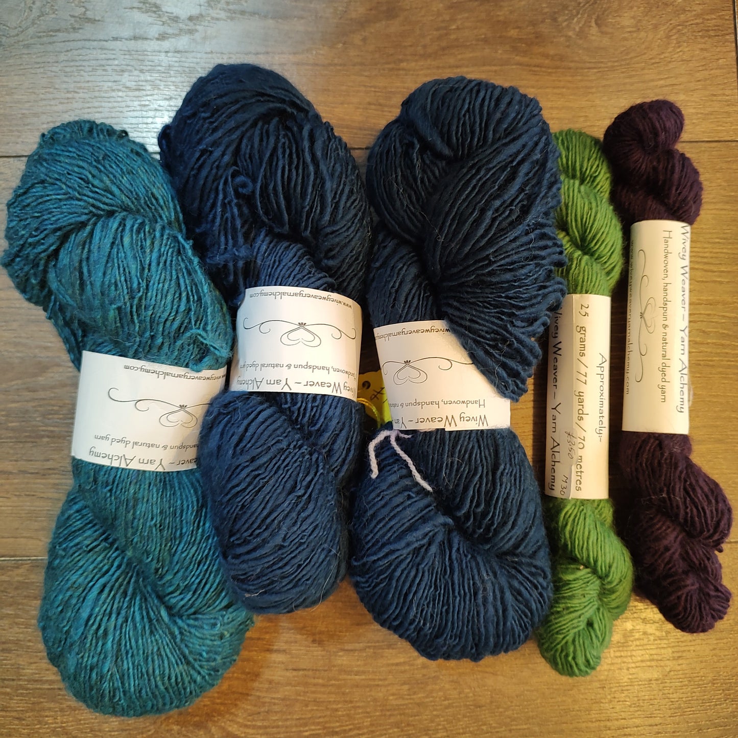 Yarn - Wivey Weaver Handspun yarn - 54