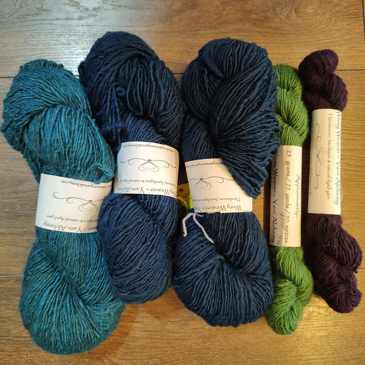 Yarn - Wivey Weaver Handspun yarn - 54