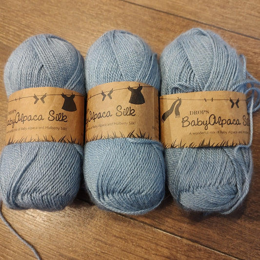 Yarn - Drops Alpaca Silk 4ply - 75