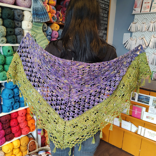 Handmade - Crochet Shawl - 4
