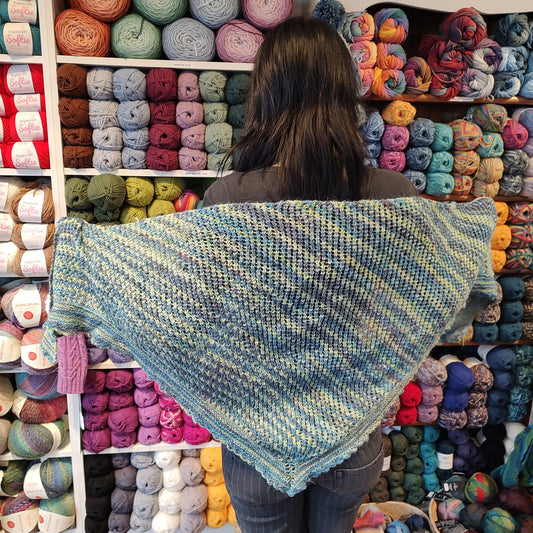 Handmade - Knitted Shawl - 13