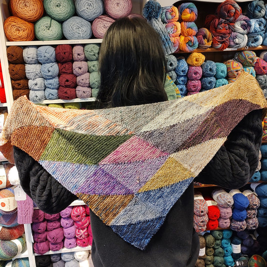 Handmade - Calico Quilt Shawl - 27