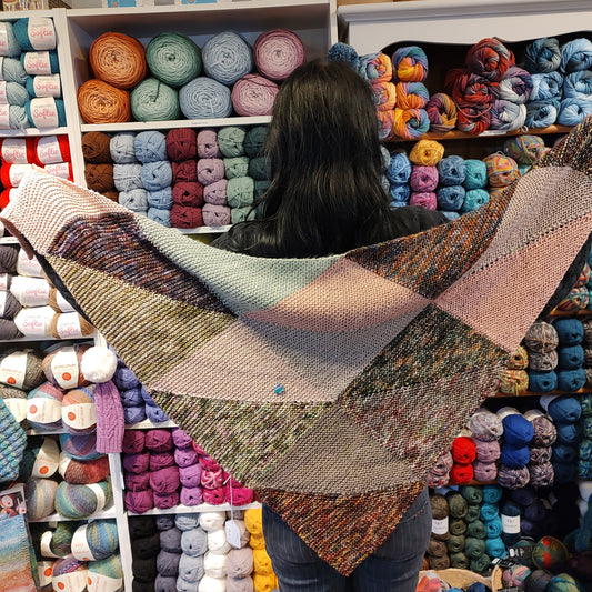 Handmade - Calico Quilt Shawl - 30