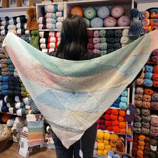 Handmade - Calico Quilt Shawl - 31