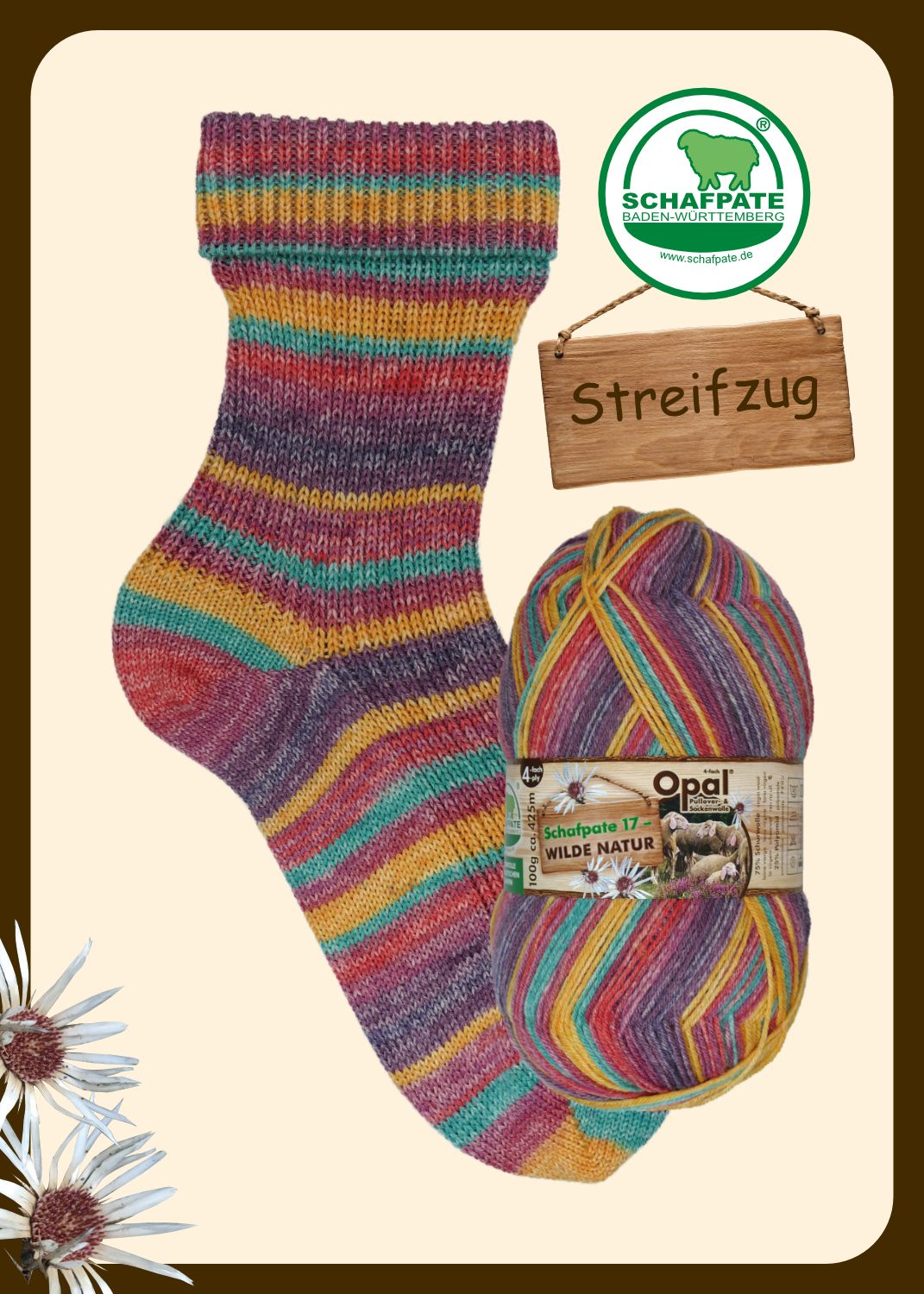 Opal Schafpate 17 Wild Nature 4 ply