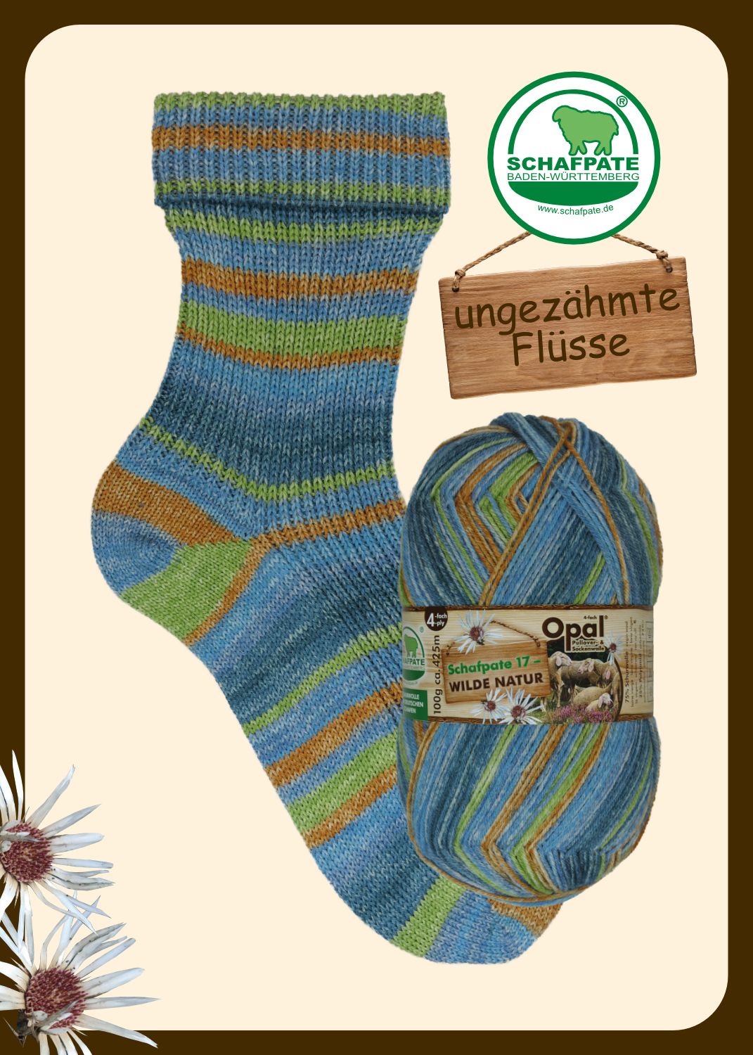 Opal Schafpate 17 Wild Nature 4 ply