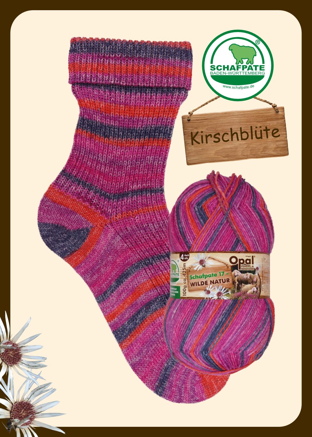Opal Schafpate 17 Wild Nature 4 ply
