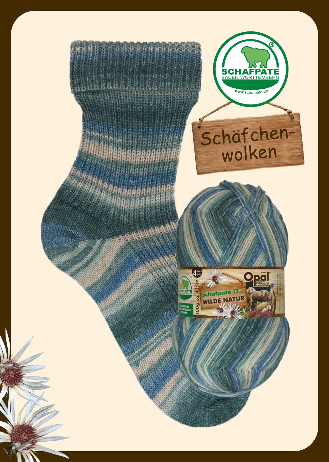 Opal Schafpate 17 Wild Nature 4 ply