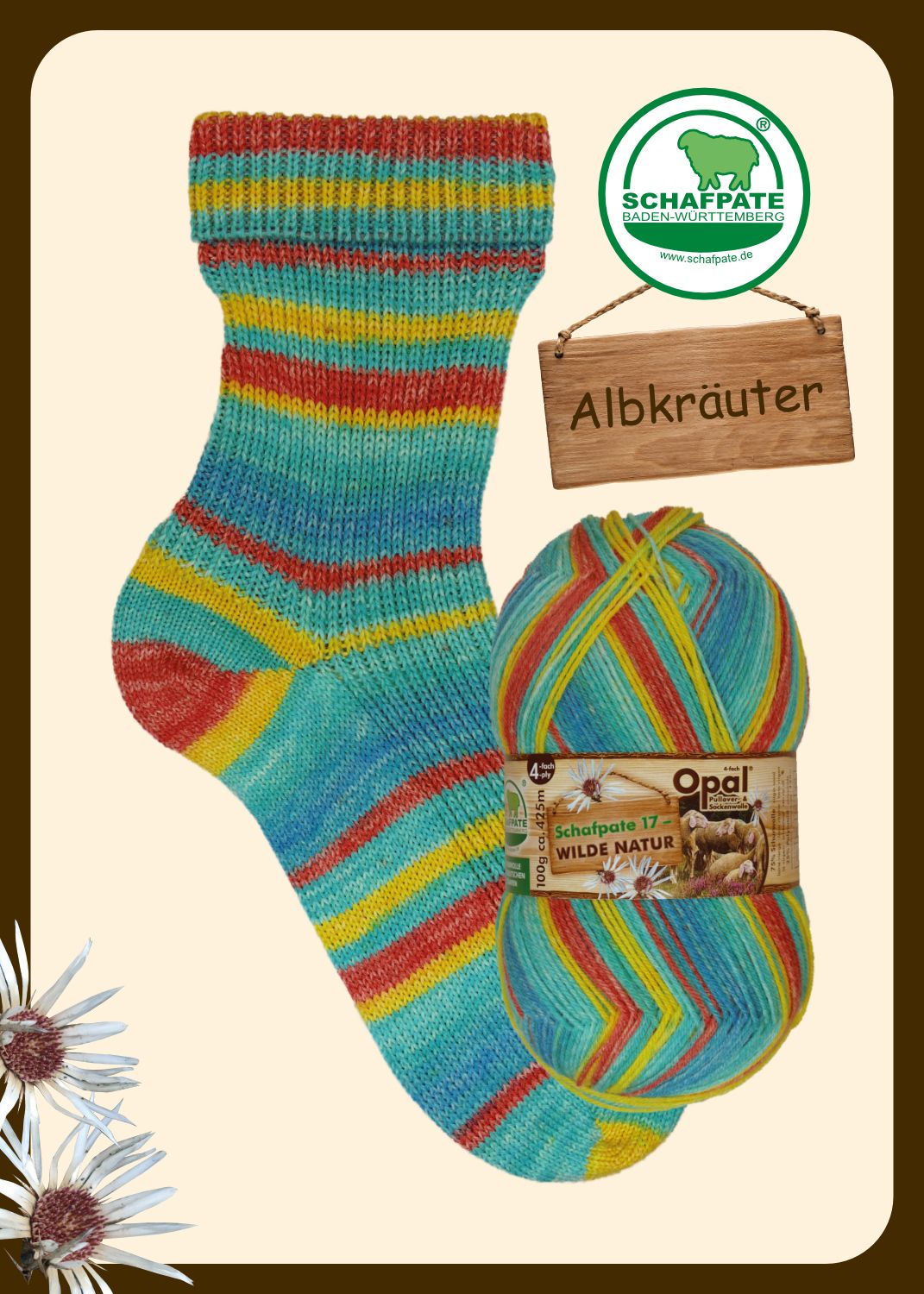 Opal Schafpate 17 Wild Nature 4 ply