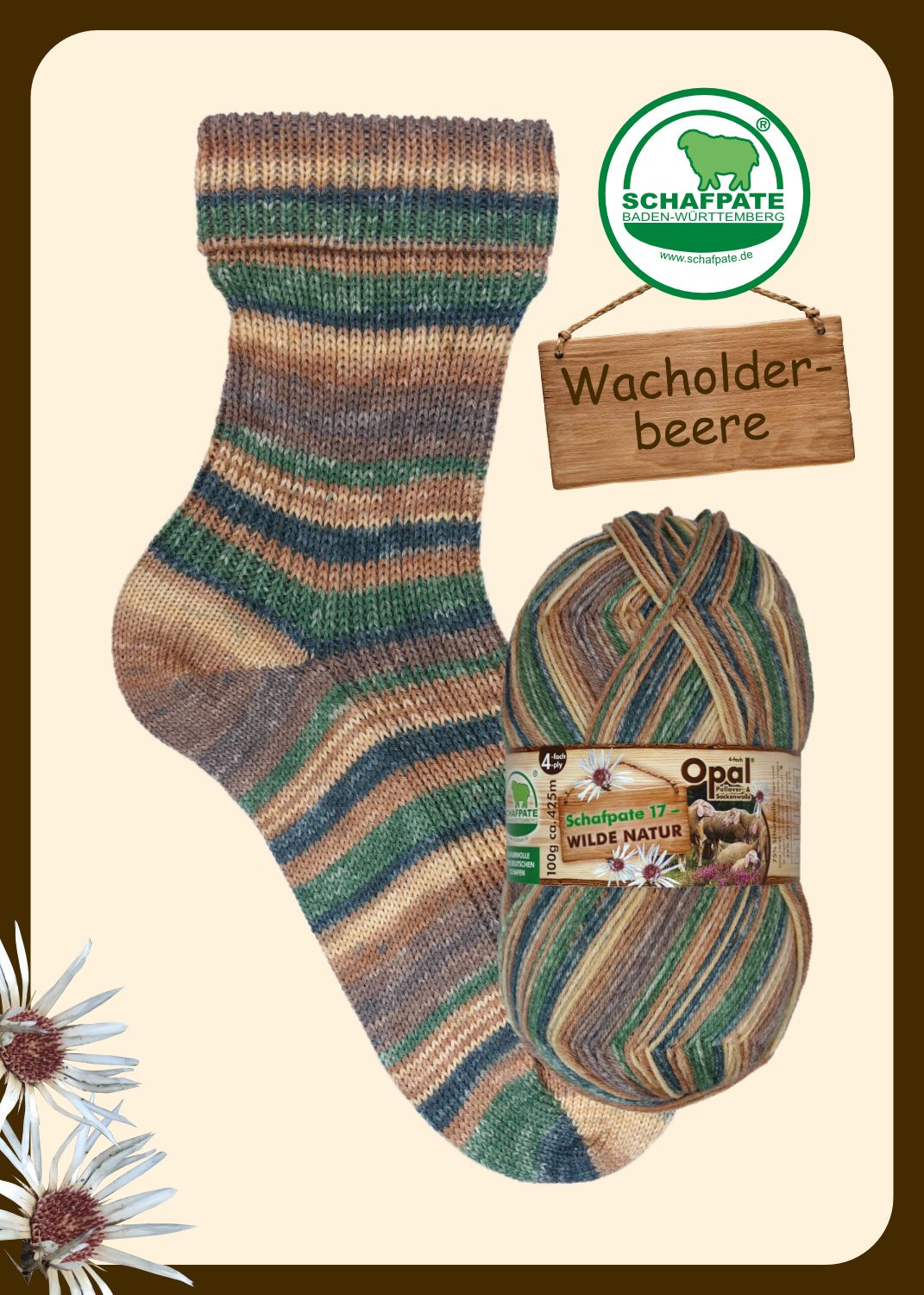 Opal Schafpate 17 Wild Nature 4 ply