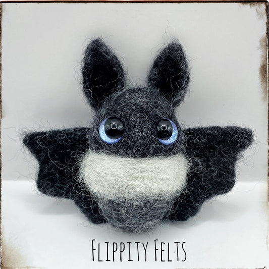 Needle felt Batthew the Bat
