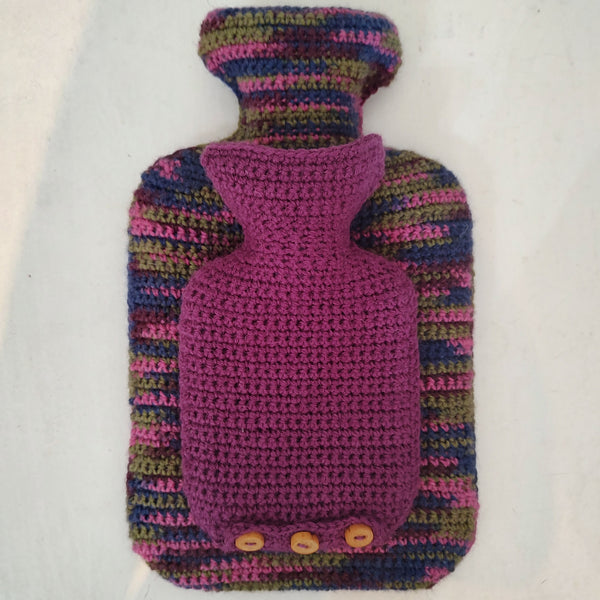 Next step crochet: Hot Water Bottle Cover
