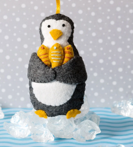 NEW! Embroider a Corinne LaPierre Penguin Ornament