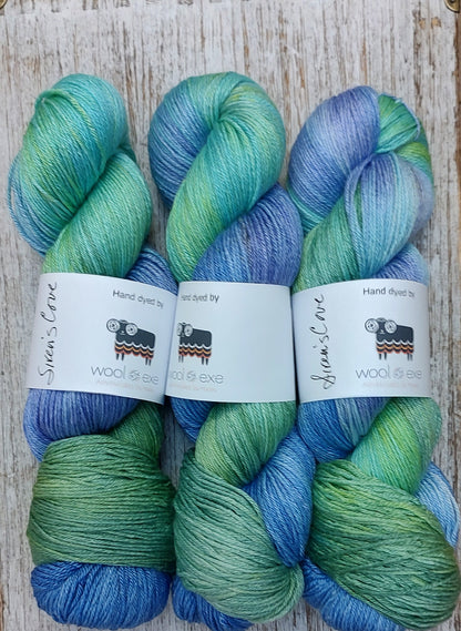 Merino & Silk 4 ply - hand-dyed