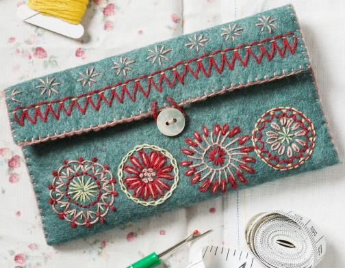 Embroider a Corinne Lapierre Sewing Pouch