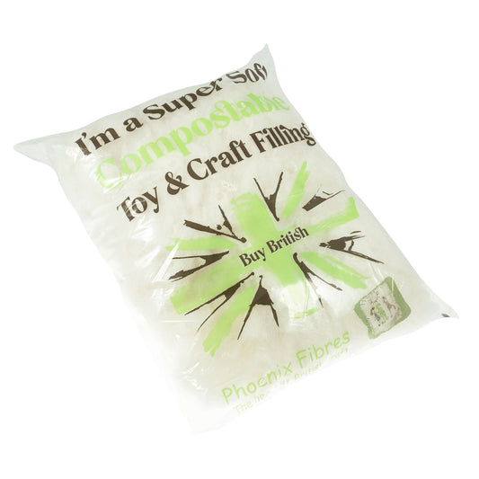 Supersoft compostable toy and cushion filling