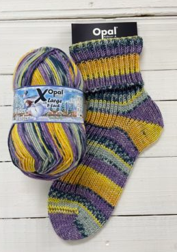 Opal X-Large Wilder Winter 8 ply sock