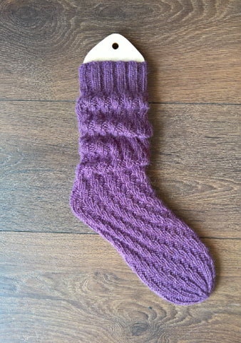 Knit a pair of luxury alpaca bed socks