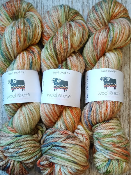 Hand dyed Merino chunky